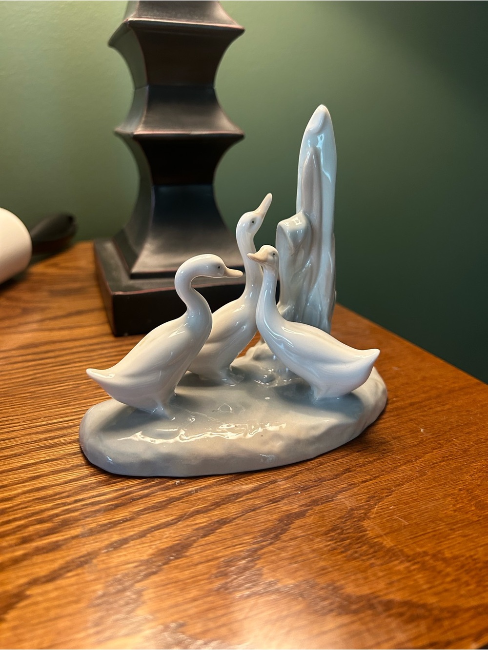 Llardó NAO-Three Ducks in the Garden Figurine